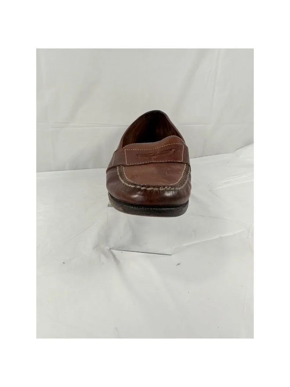 Vintage 90s Cole Haan Country Penny Loafers Moc Toe Brown-Style F1456 11 M Shoe